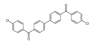 [4-[4-(4-chlorobenzoyl)phenyl]phenyl]-(4-chlorophenyl)methanone结构式