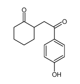 2-[2-(4-hydroxyphenyl)-2-oxoethyl]cyclohexan-1-one Structure