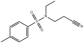 N-(2-cyanoethyl)-N-ethyl-4-methylbenzenesulfonamide Structure