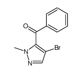 Pyrazole, 5-benzoyl-4-bromo-1-methyl- Structure