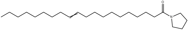 Pyrrolidine, 1-(1-oxo-11-eicosenyl)- structure