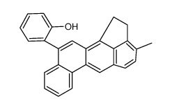 2-(3-methyl-1,2-dihydrobenzo[j]aceanthrylen-11-yl)phenol Structure