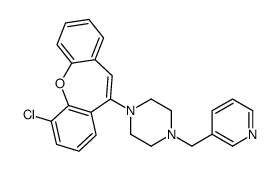 1-(1-chlorobenzo[b][1]benzoxepin-5-yl)-4-(pyridin-3-ylmethyl)piperazine Structure