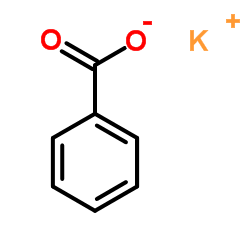 Potassium benzoate Structure