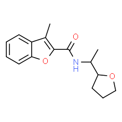 2-Benzofurancarboxamide,3-methyl-N-[1-(tetrahydro-2-furanyl)ethyl]-(9CI)结构式