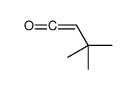 3,3-dimethylbut-1-en-1-one结构式