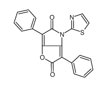 3,6-diphenyl-4-(1,3-thiazol-2-yl)furo[3,2-b]pyrrole-2,5-dione Structure