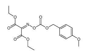 diethyl 2-(4-methoxybenzyloxycarbonyloxyimino)malonate Structure