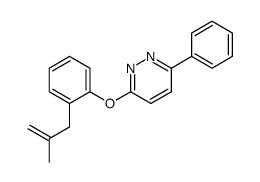 3-[2-(2-methylprop-2-enyl)phenoxy]-6-phenylpyridazine Structure