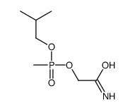 2-[methyl(2-methylpropoxy)phosphoryl]oxyacetamide Structure