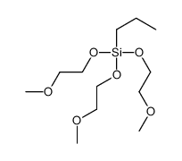 6-(2-methoxyethoxy)-6-propyl-2,5,7,10-tetraoxa-6-silaundecane结构式