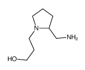 3-[2-(aminomethyl)pyrrolidin-1-yl]propan-1-ol Structure