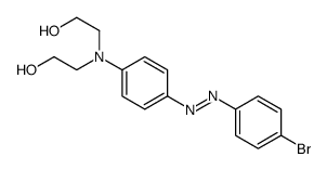 2-[4-[(4-bromophenyl)diazenyl]-N-(2-hydroxyethyl)anilino]ethanol Structure