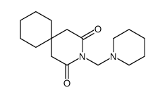 3-(piperidin-1-ylmethyl)-3-azaspiro[5.5]undecane-2,4-dione Structure