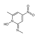 1-hydroxy-N,6-dimethyl-4-nitropyridin-2-imine Structure