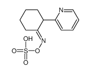 [(2-pyridin-2-ylcyclohexylidene)amino] hydrogen sulfate结构式