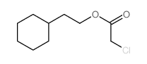 Acetic acid, chloro-, 2-cyclohexylethyl ester structure