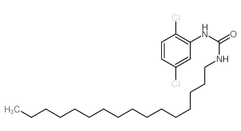 Urea,N-(2,5-dichlorophenyl)-N'-hexadecyl- Structure