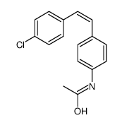 N-[4-[(E)-2-(4-chlorophenyl)ethenyl]phenyl]acetamide structure