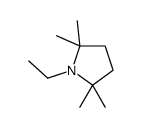 1-ethyl-2,2,5,5-tetramethylpyrrolidine结构式