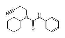 1-(2-cyanoethyl)-1-cyclohexyl-3-phenyl-urea结构式