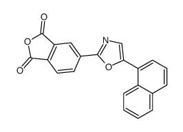 5-(5-naphthalen-1-yl-1,3-oxazol-2-yl)-2-benzofuran-1,3-dione Structure