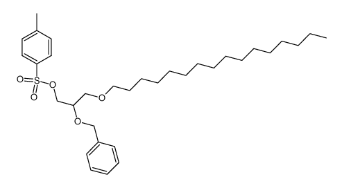 2-O-Benzyl-1-O-hexadecyl-3-O-tosyl-glycerin Structure