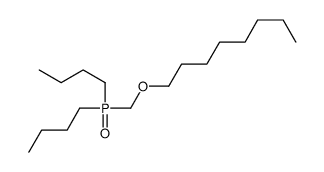 1-(dibutylphosphorylmethoxy)octane Structure