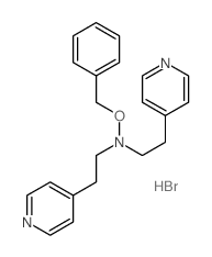 4-Pyridineethanamine,N-(phenylmethoxy)-N-[2-(4-pyridinyl)ethyl]-, hydrobromide (1:3)结构式