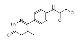 6-[4-(2-chloro-acetylamino)-phenyl]-5-methyl-4,5-dihydro-2H-pyridazin-3-one Structure