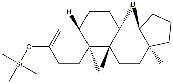 3-(Trimethylsiloxy)-5α-androst-3-ene结构式