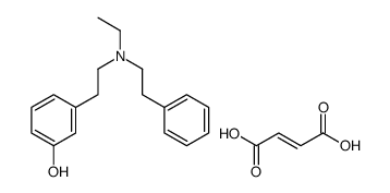 (E)-but-2-enedioic acid,3-[2-[ethyl(2-phenylethyl)amino]ethyl]phenol Structure