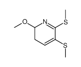 2-methoxy-5,6-bis(methylthio)-2,3-dihydropyridine Structure