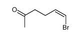 (Z)-6-bromohex-5-en-2-one Structure