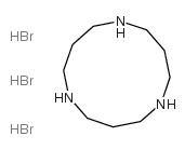 1,5,9-triazacyclotridecane,trihydrobromide structure