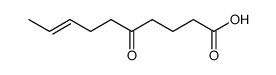 (E)-5-oxodec-8-enoic acid结构式