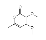 3,4-dimethoxy-6-methylpyran-2-one结构式