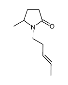 2-Pyrrolidinone,5-methyl-1-(3-pentenyl)-(9CI) picture