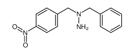 N-benzyl-N-4-nitrobenzylhydrazine Structure