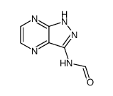 3-formylamino-1H-pyrazolo(3,4-b)pyrazine Structure