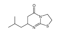 7-(2-methylpropyl)-2,3,6,7-tetrahydro-[1,3]thiazolo[3,2-a]pyrimidin-5-one Structure