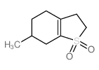 6-methyl-2,3,4,5,6,7-hexahydrobenzothiophene 1,1-dioxide结构式