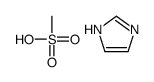 1H-imidazole,methanesulfonic acid Structure