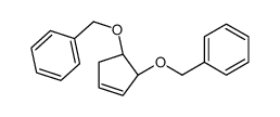 [(1S,2S)-2-phenylmethoxycyclopent-3-en-1-yl]oxymethylbenzene结构式