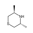 Thiomorpholine, 3,5-dimethyl-, trans Structure