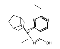 5-Pyrimidinecarboxamide, N-(8-benzyl-3-beta-nortropanyl)-4-ethoxy-2-et hyl- Structure