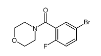 Methanone, (5-bromo-2-fluorophenyl)-4-morpholinyl Structure