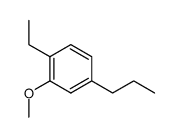 2-ethyl-5-propyl-anisole结构式