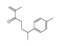 2-methyl-6-(4-methylphenyl)hept-1-en-3-one Structure