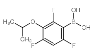 3-Isopropoxy-2,4,6-trifluorophenylboronic acid Structure